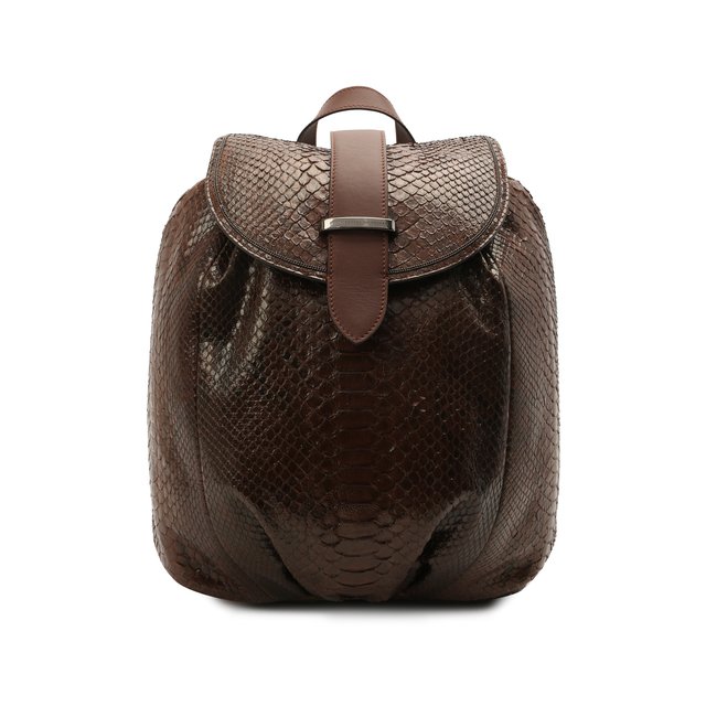 фото Рюкзак из кожи питона brunello cucinelli