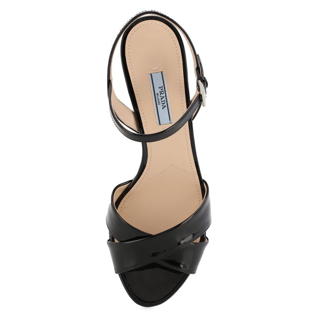 фото Кожаные босоножки prada
