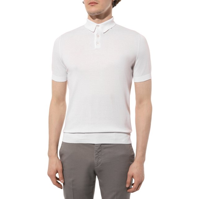 фото Хлопковое поло fedeli