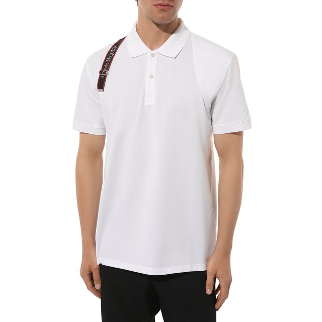 фото Хлопковое поло alexander mcqueen