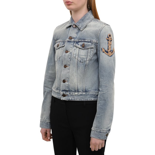 фото Джинсовая куртка saint laurent