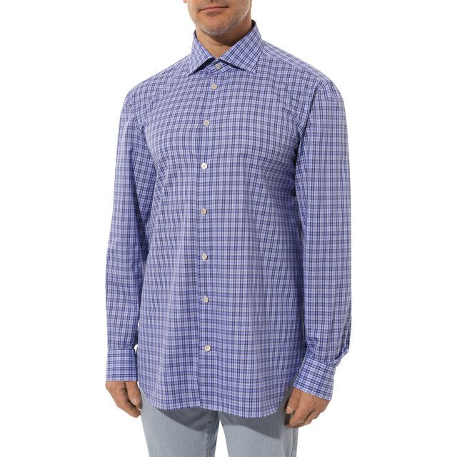 фото Хлопковая рубашка kiton