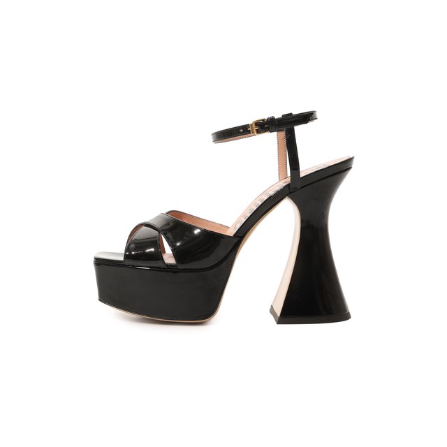 фото Кожаные босоножки moschino