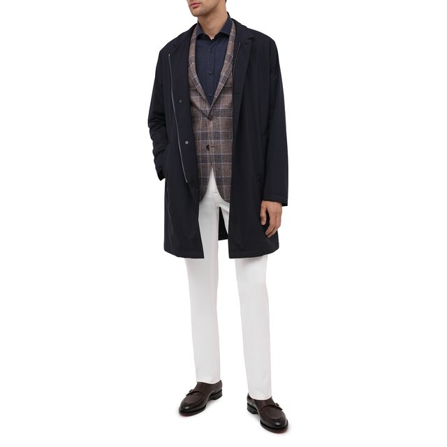 фото Хлопковая рубашка brunello cucinelli