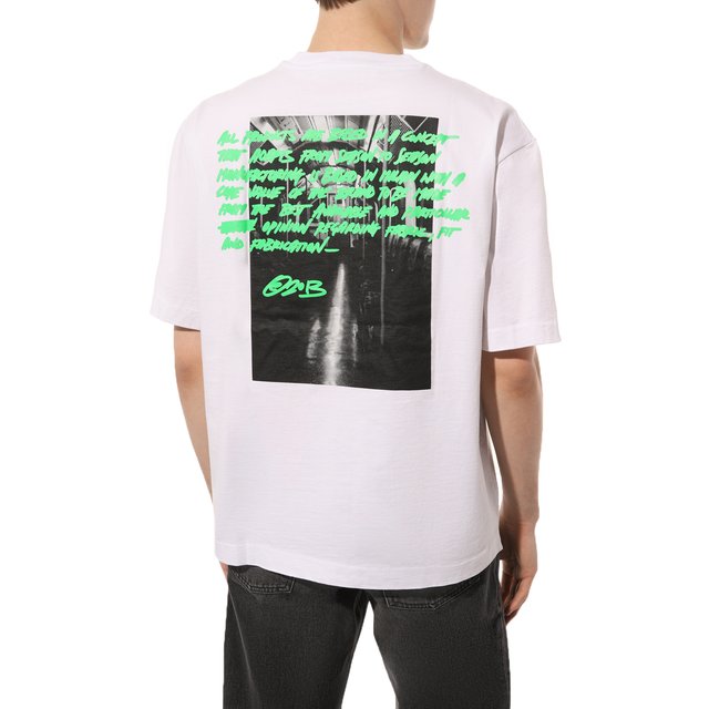 фото Хлопковая футболка off-white