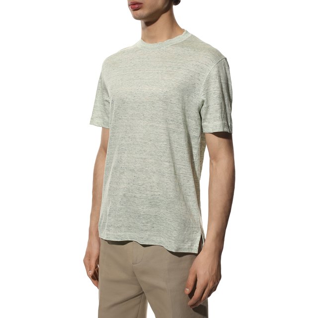 фото Льняная футболка ermenegildo zegna