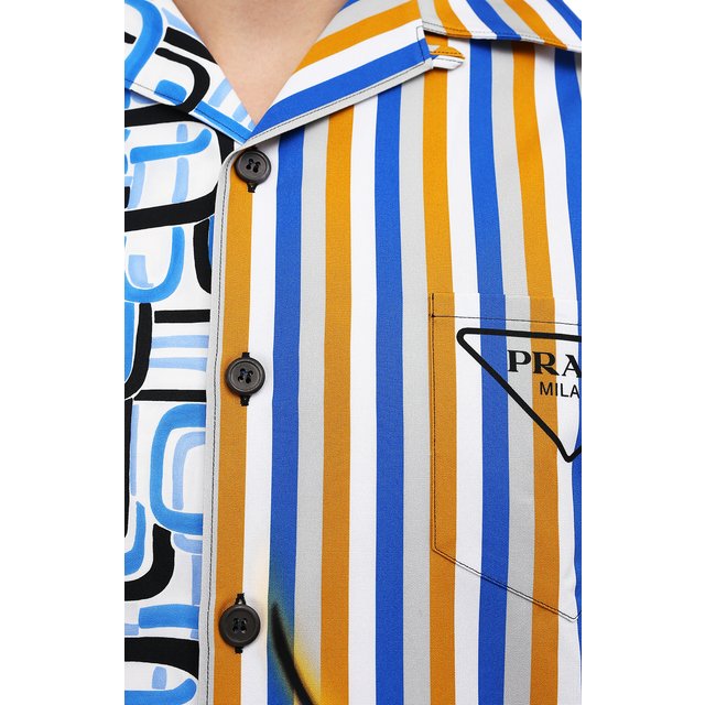 фото Хлопковая рубашка prada