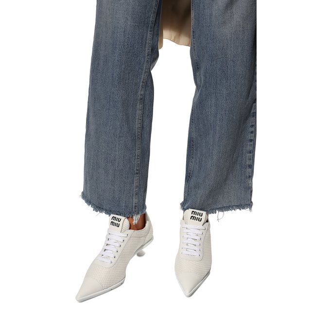 фото Комбинированные туфли miu miu