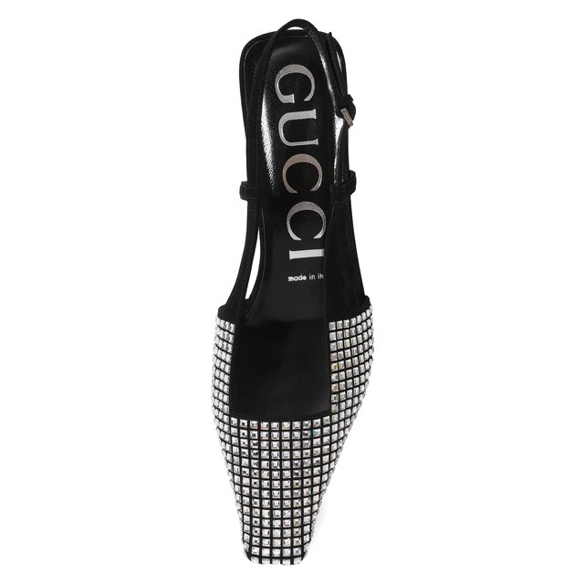 фото Кожаные туфли crystal gucci