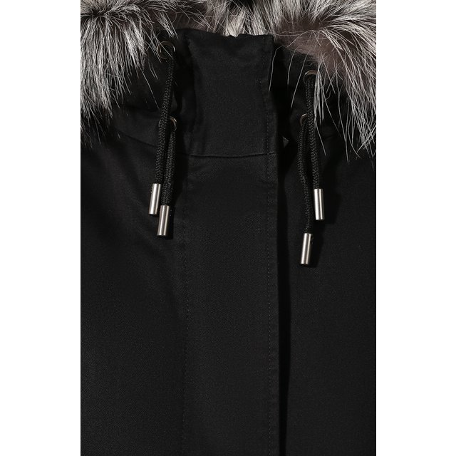 фото Парка с меховой подкладкой ys army paris