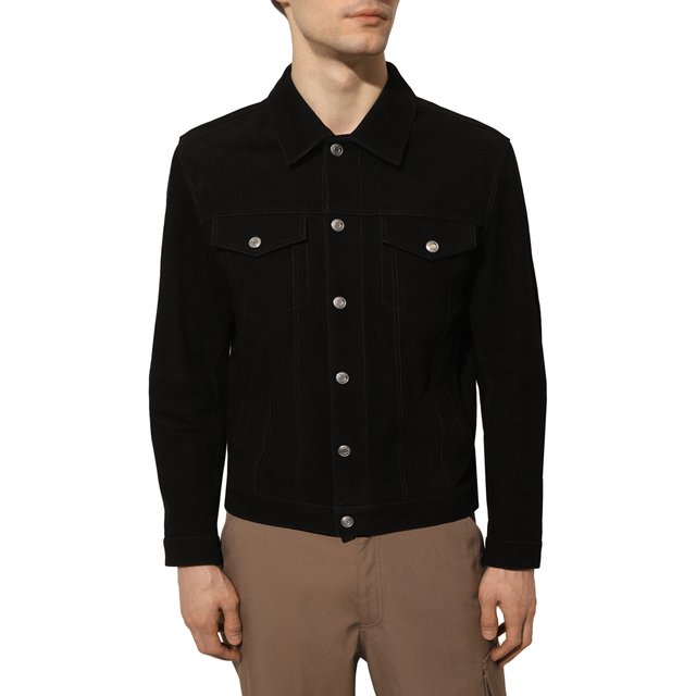 фото Замшевая куртка hugo