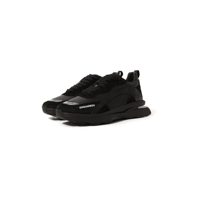 фото Кожаные кроссовки slash dsquared2