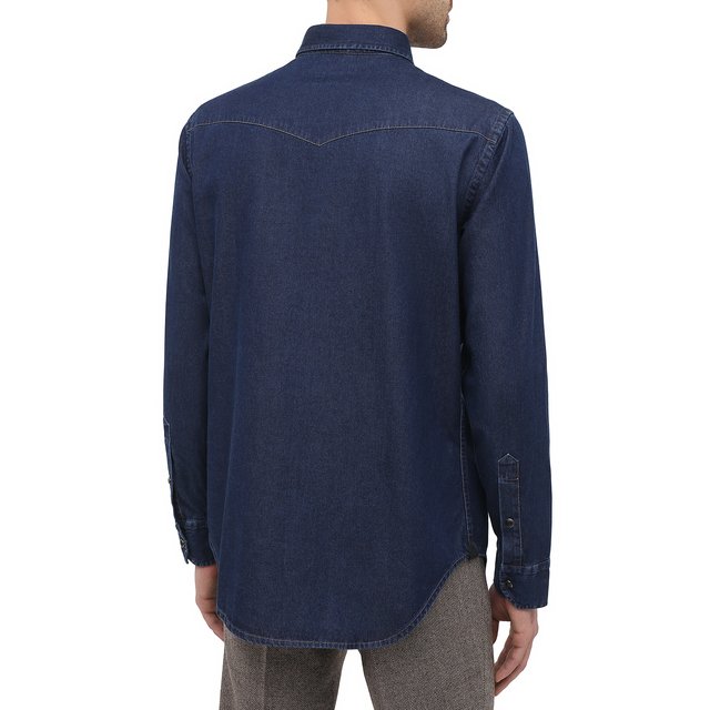 фото Джинсовая рубашка brioni