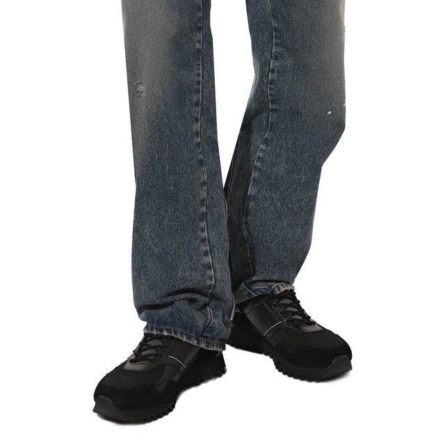 фото Комбинированные кроссовки emporio armani