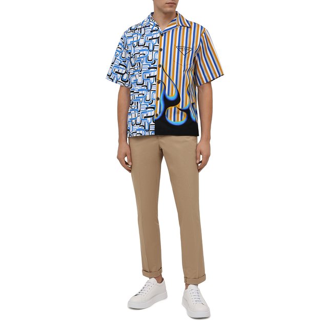 фото Хлопковая рубашка prada