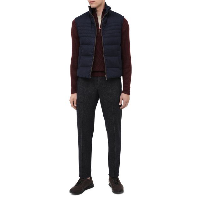 фото Кожаные кроссовки kiton