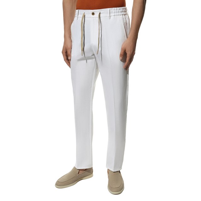 фото Брюки из хлопка и льна berwich