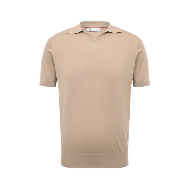 фото Хлопковое поло brunello cucinelli