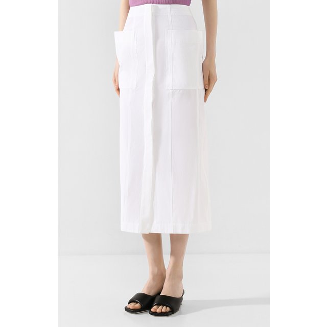 фото Хлопковая юбка jacquemus