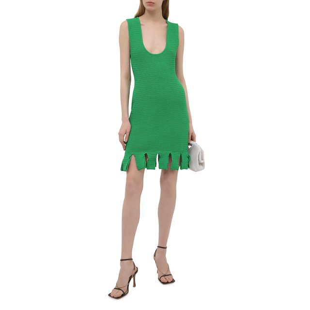 фото Хлопковое платье bottega veneta