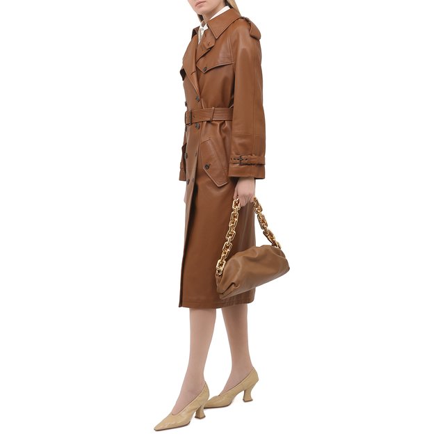 фото Кожаные туфли almond bottega veneta