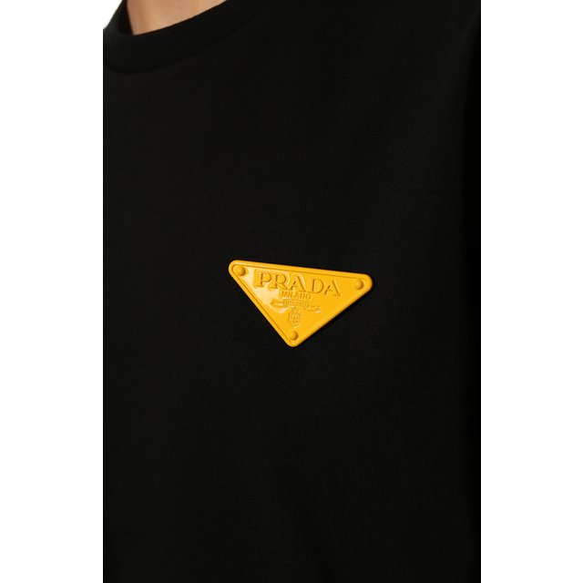 фото Хлопковая футболка prada