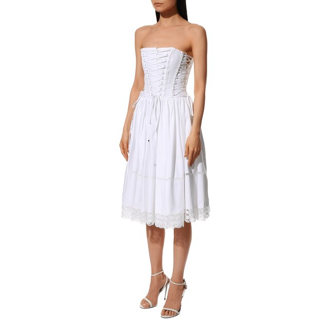 фото Хлопковое платье dolce & gabbana