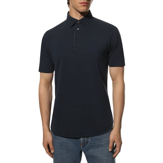 фото Хлопковое поло loro piana