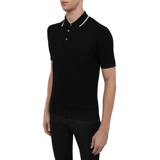 фото Хлопковое поло fioroni