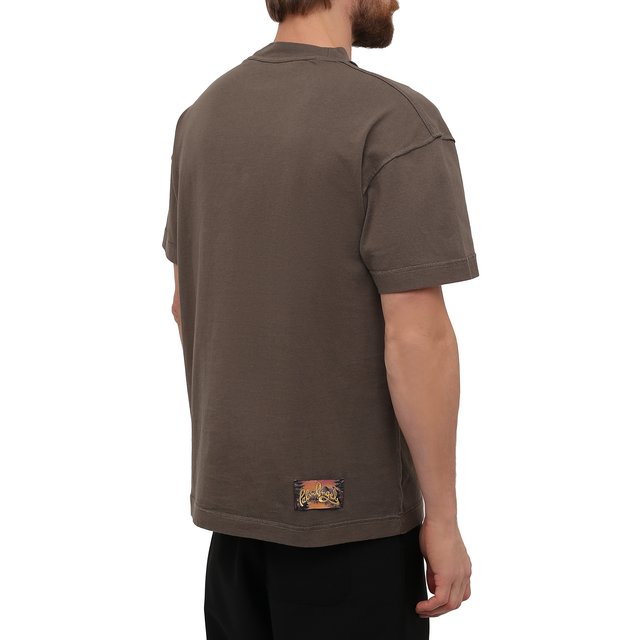 фото Хлопковая футболка palm angels