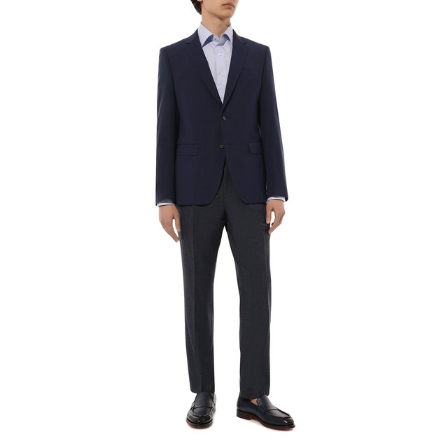 фото Брюки из шерсти и вискозы boss