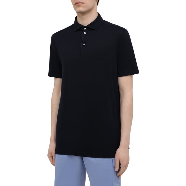 фото Хлопковое поло loro piana