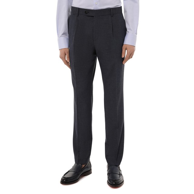 фото Брюки из шерсти и вискозы boss