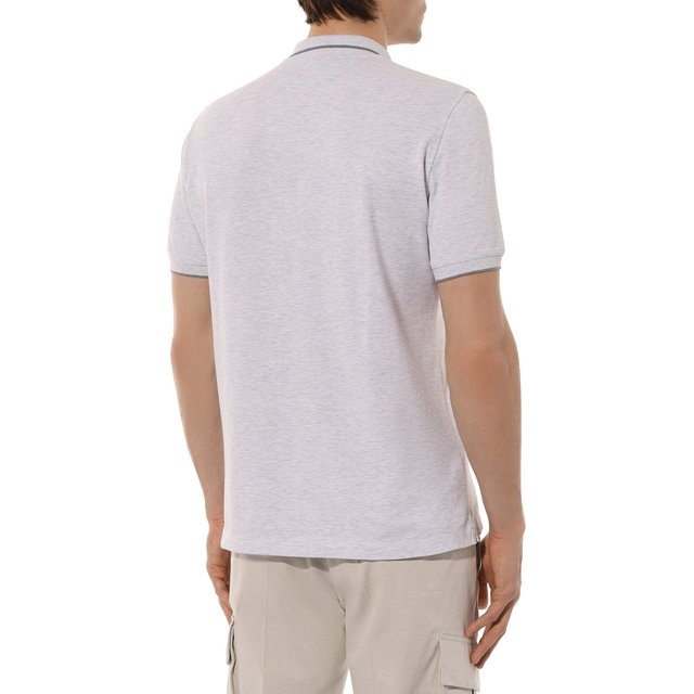 фото Хлопковое поло brunello cucinelli