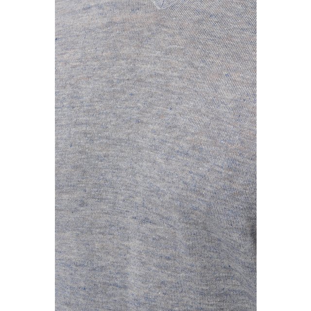 фото Поло изо льна и хлопка brunello cucinelli