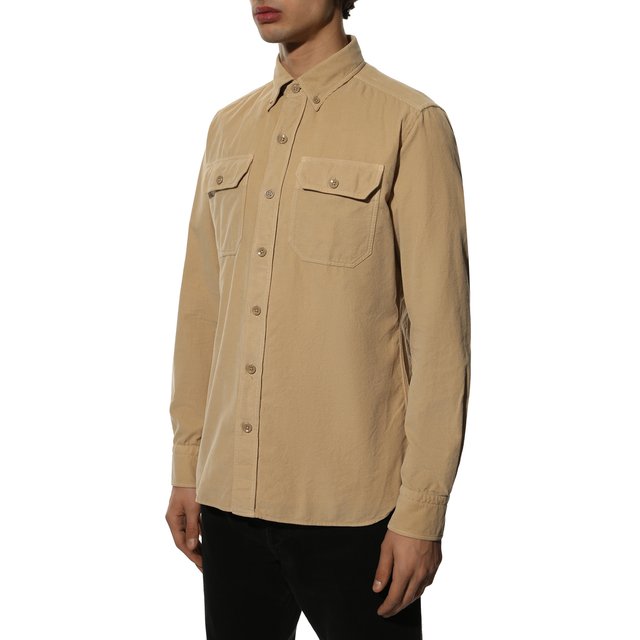 фото Хлопковая рубашка tom ford