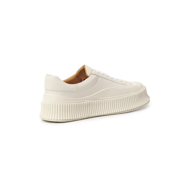 фото Кожаные кеды jil sander