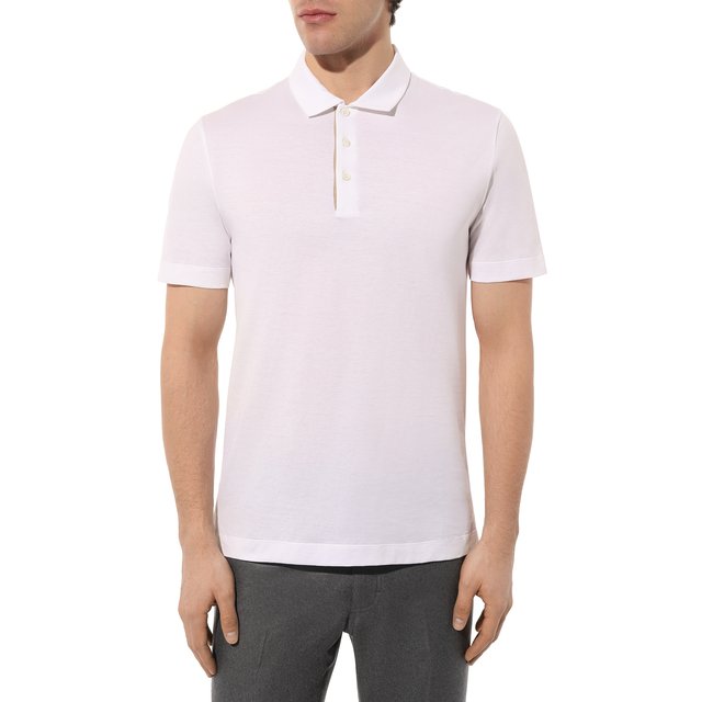 фото Хлопковое поло canali