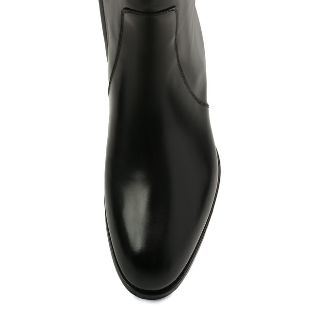 фото Кожаные сапоги santoni