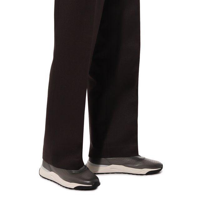 фото Кожаные кроссовки santoni