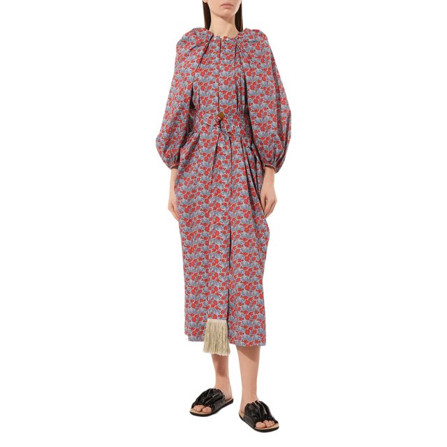 фото Хлопковое платье nackiye