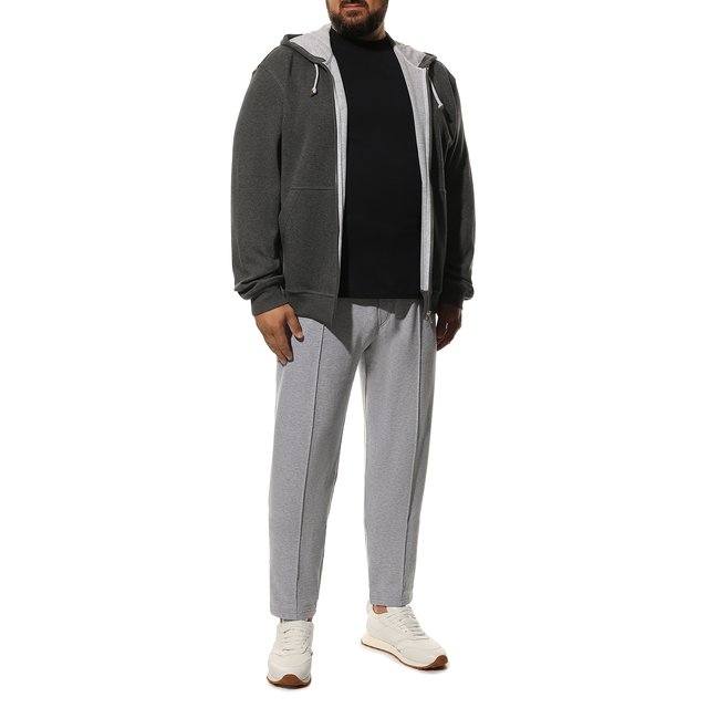 фото Хлопковые брюки brunello cucinelli