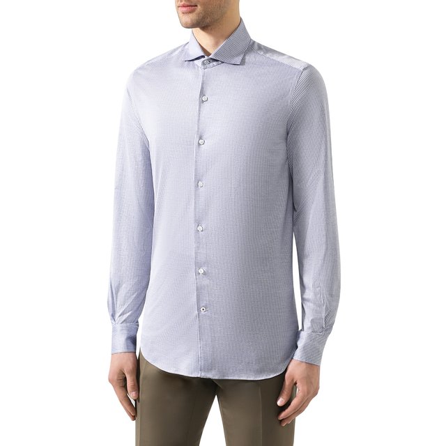 фото Хлопковая рубашка loro piana