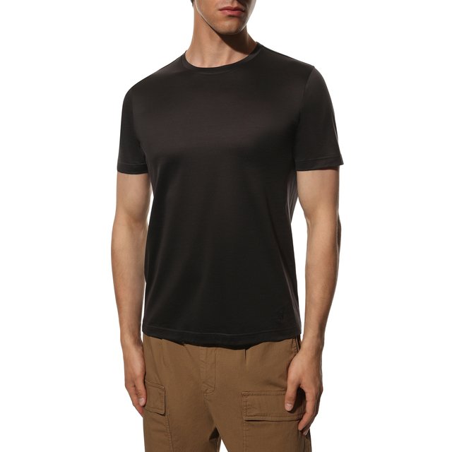 фото Хлопковая футболка corneliani