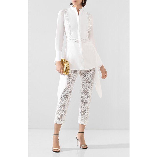 фото Хлопковые брюки alexander mcqueen