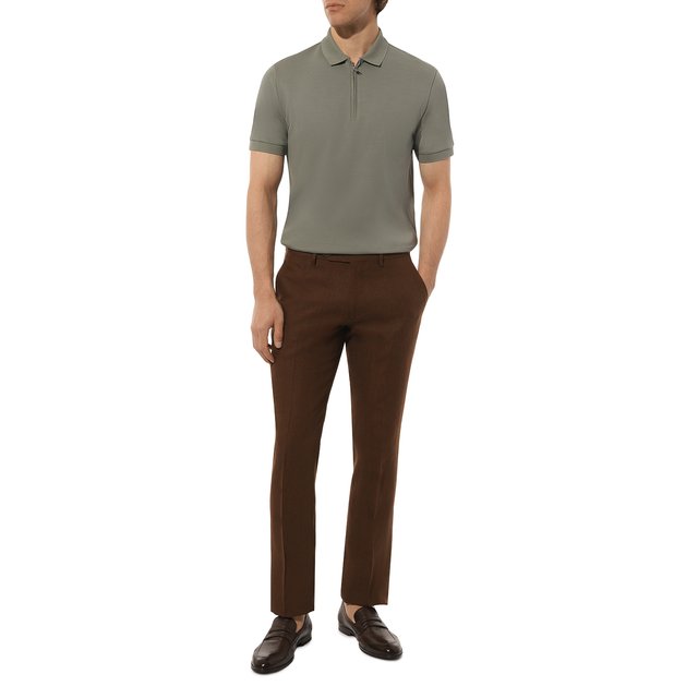 фото Хлопковое поло boss