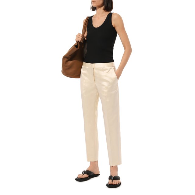 фото Хлопковые брюки jil sander