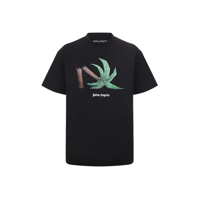 фото Хлопковая футболка palm angels