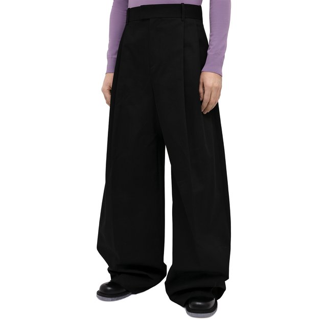 фото Хлопковые брюки bottega veneta