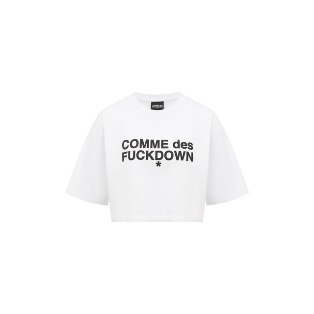фото Хлопковая футболка comme des fuckdown